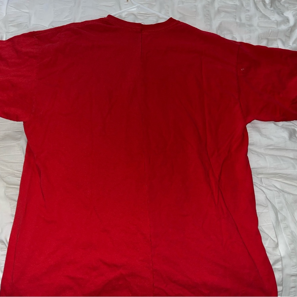 VINTAGE Reconstructed Red Disney Tee - Picture 2 of 2